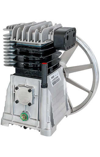 Tête De Compression Nue 4CV, Chemisée Fonte, Avec Volant Et Filtre D'Aspiration